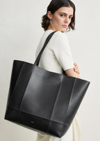 Roam leather tote black