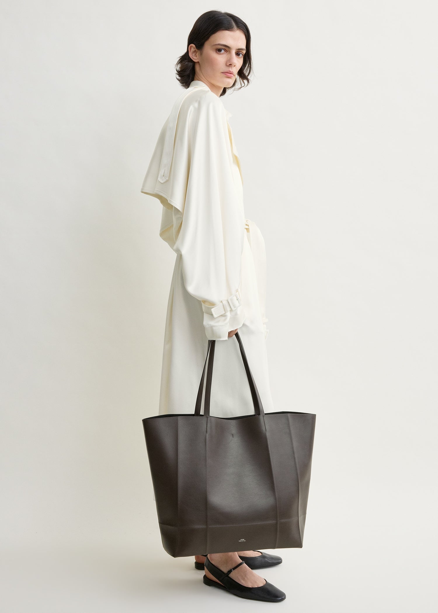 Roam leather tote brown