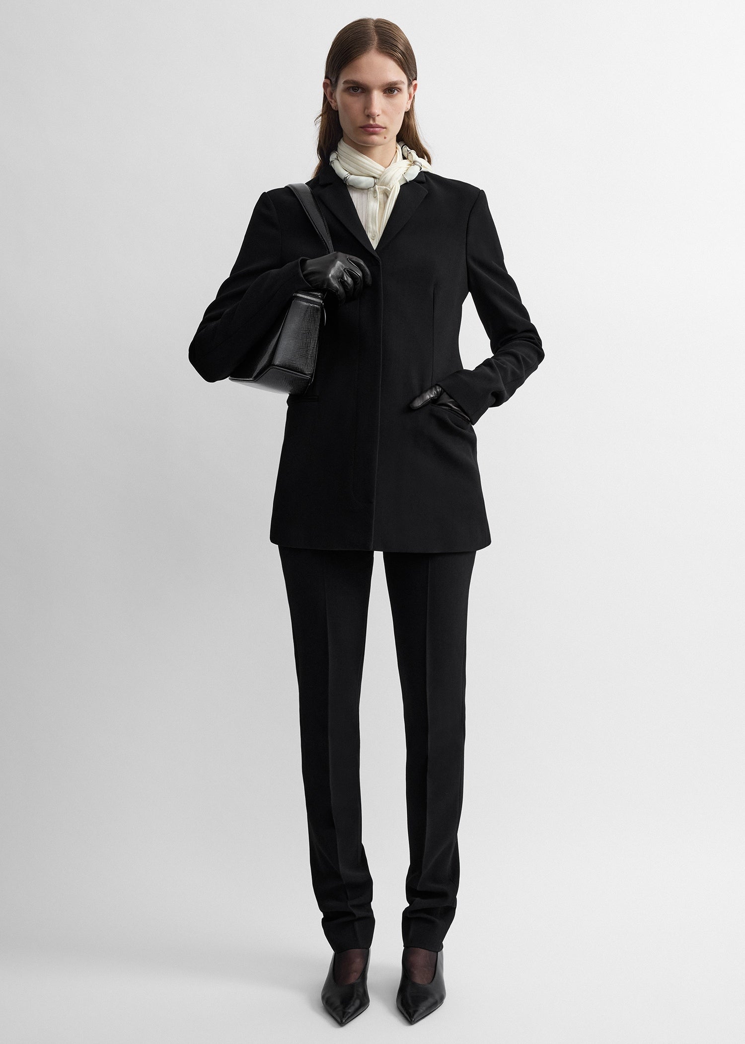 Slim blazer black