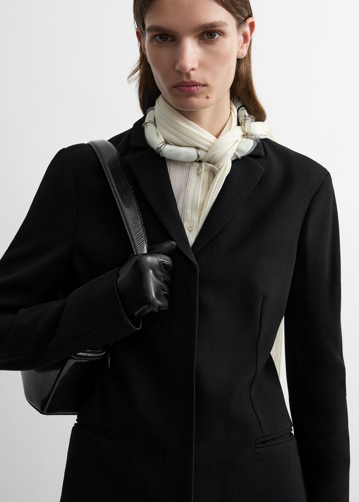 Slim blazer black