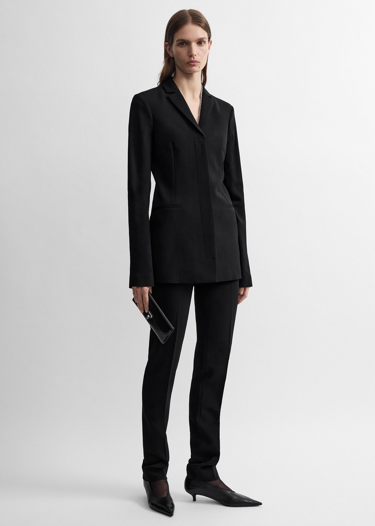 Slim blazer black