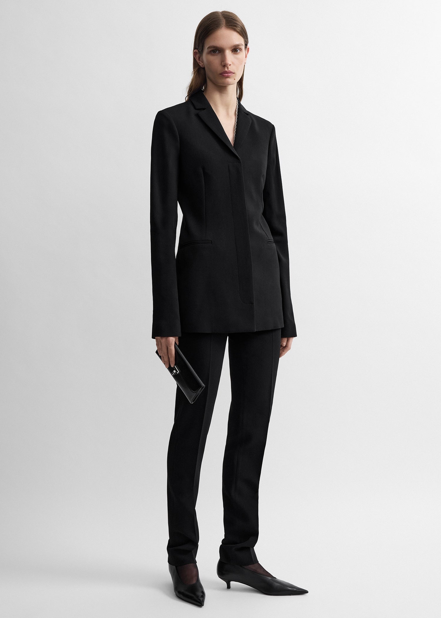 Slim blazer black