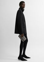 Scarf lapel blazer black