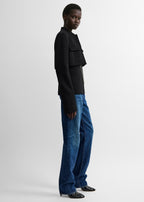 Micro blazer black