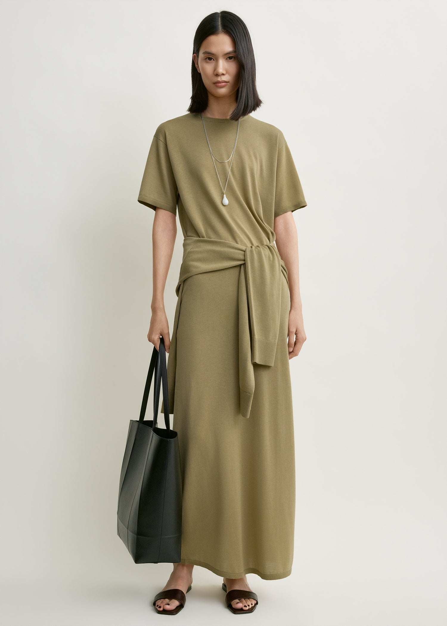 Long knit skirt desert