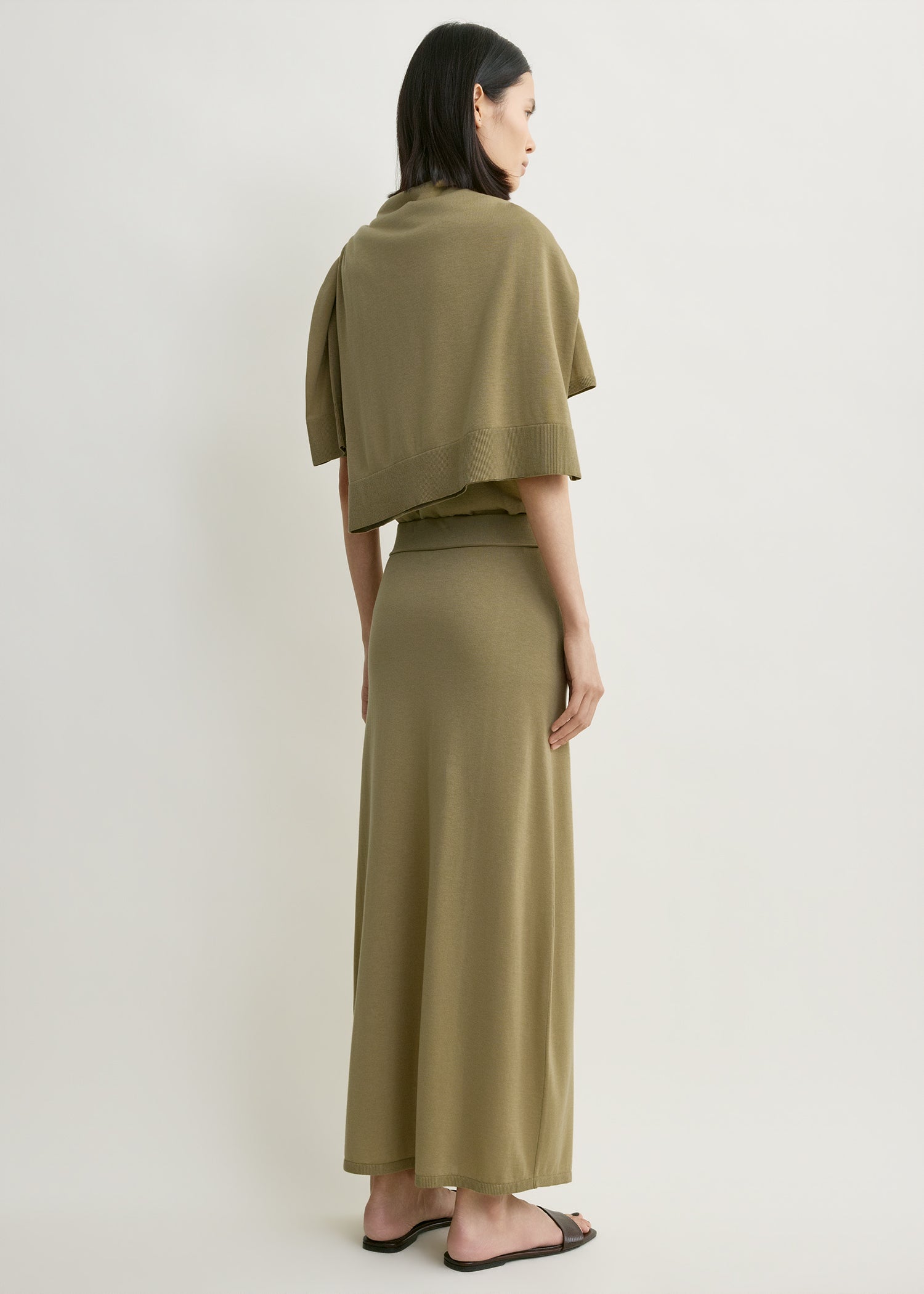 Long knit skirt desert