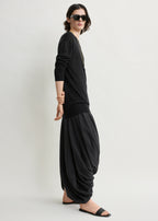 Cocoon skirt black
