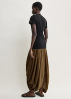 Cocoon skirt walnut