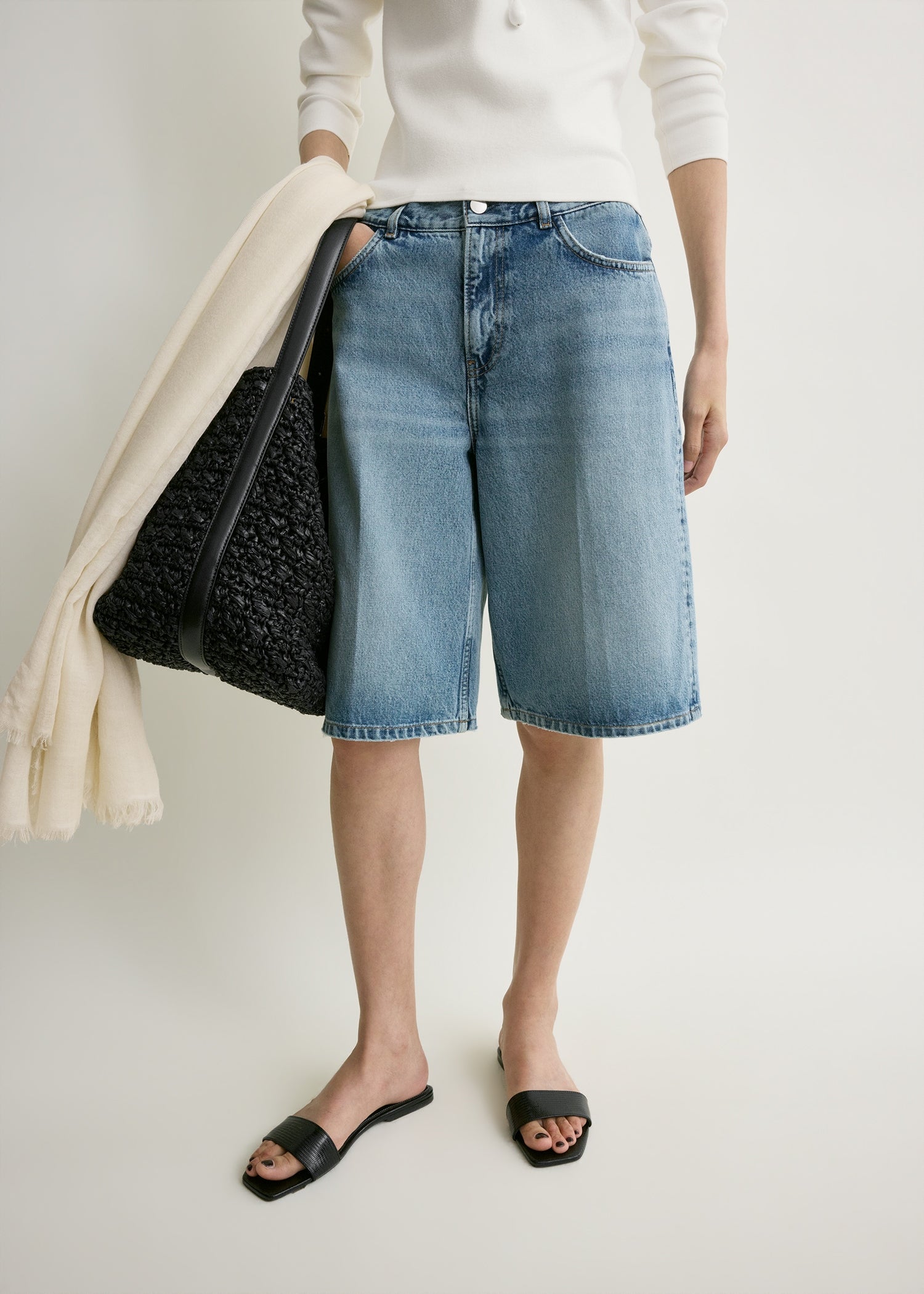 Denim board shorts true vintage