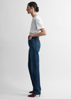 Classic slim denim full length faded blue