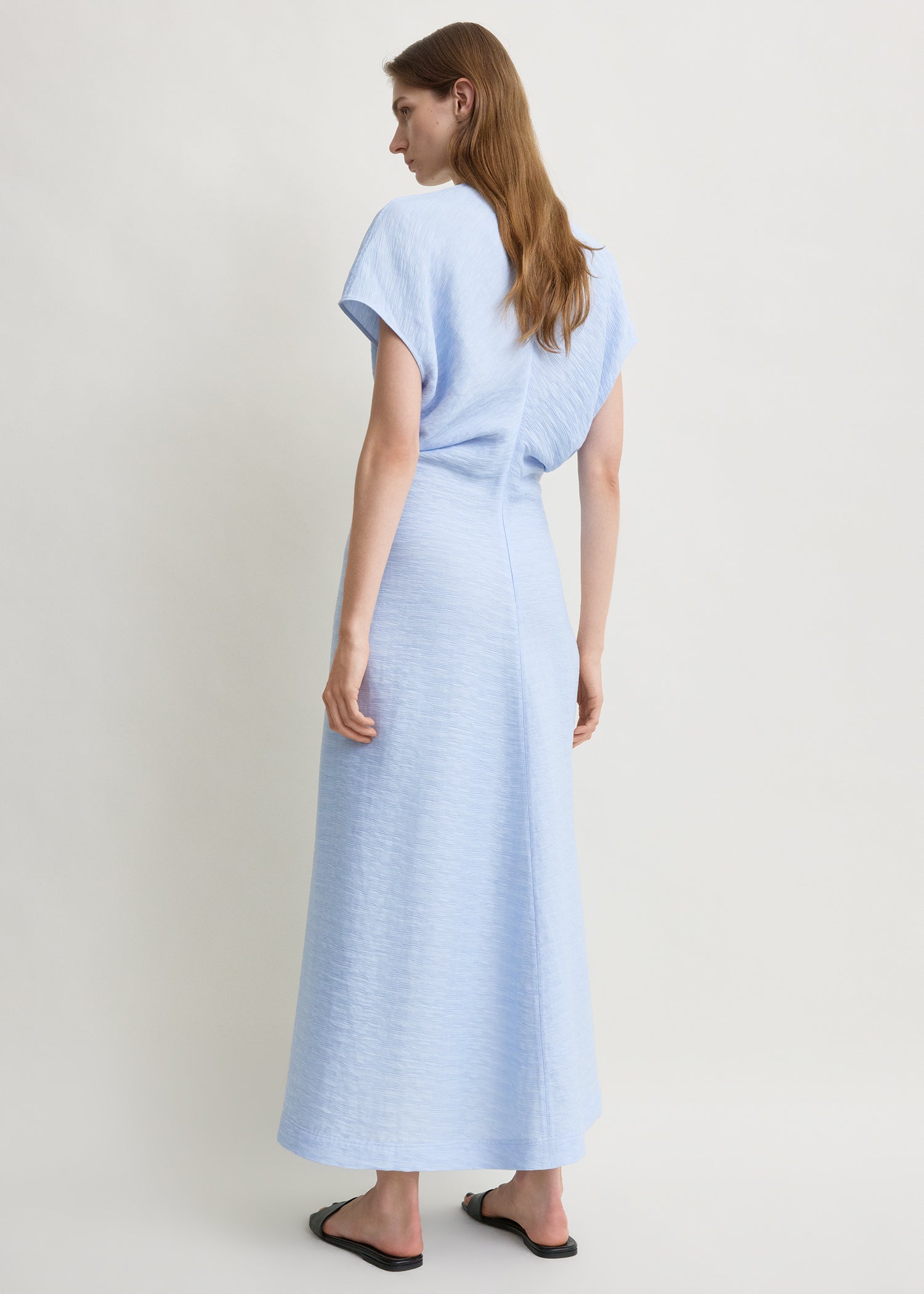 Slouch waist dress sky