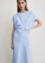Slouch waist dress sky
