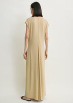 V-neck jersey dress chai petite