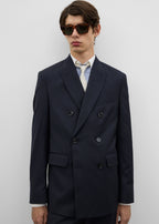 Boxy DB jacket navy