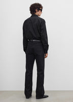 Straight denim black
