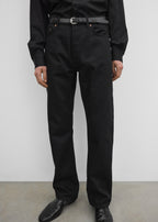 Straight denim black