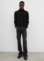 Scarf cardigan black