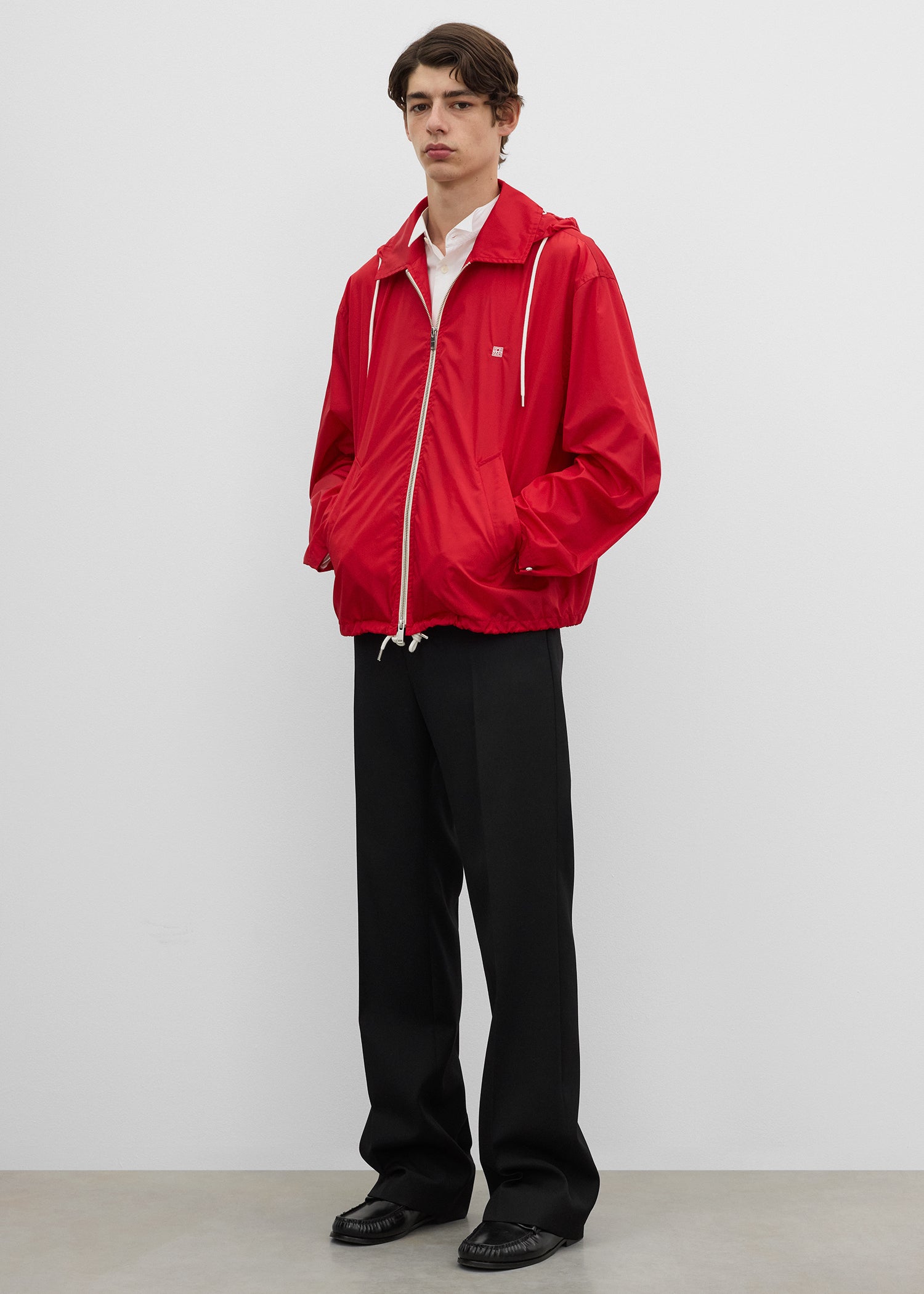 Shell jacket red