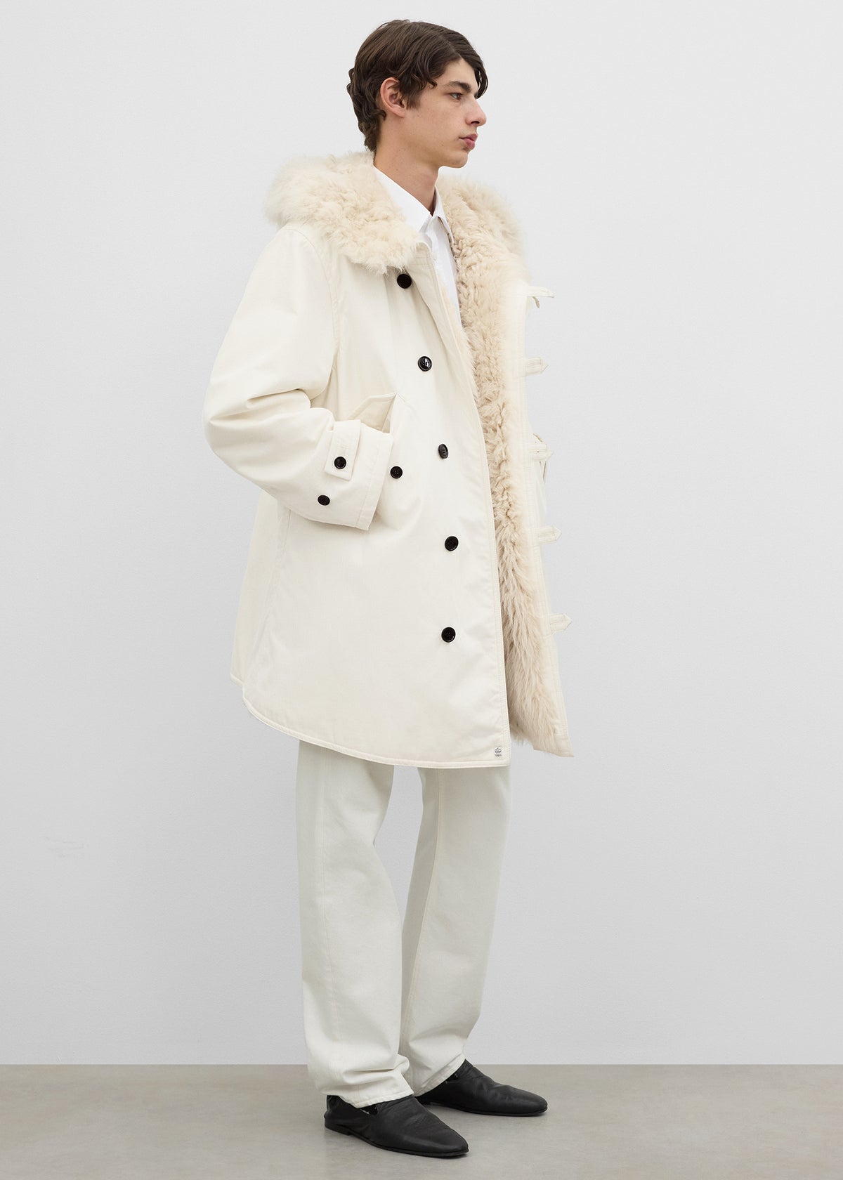 Winter parka off-white