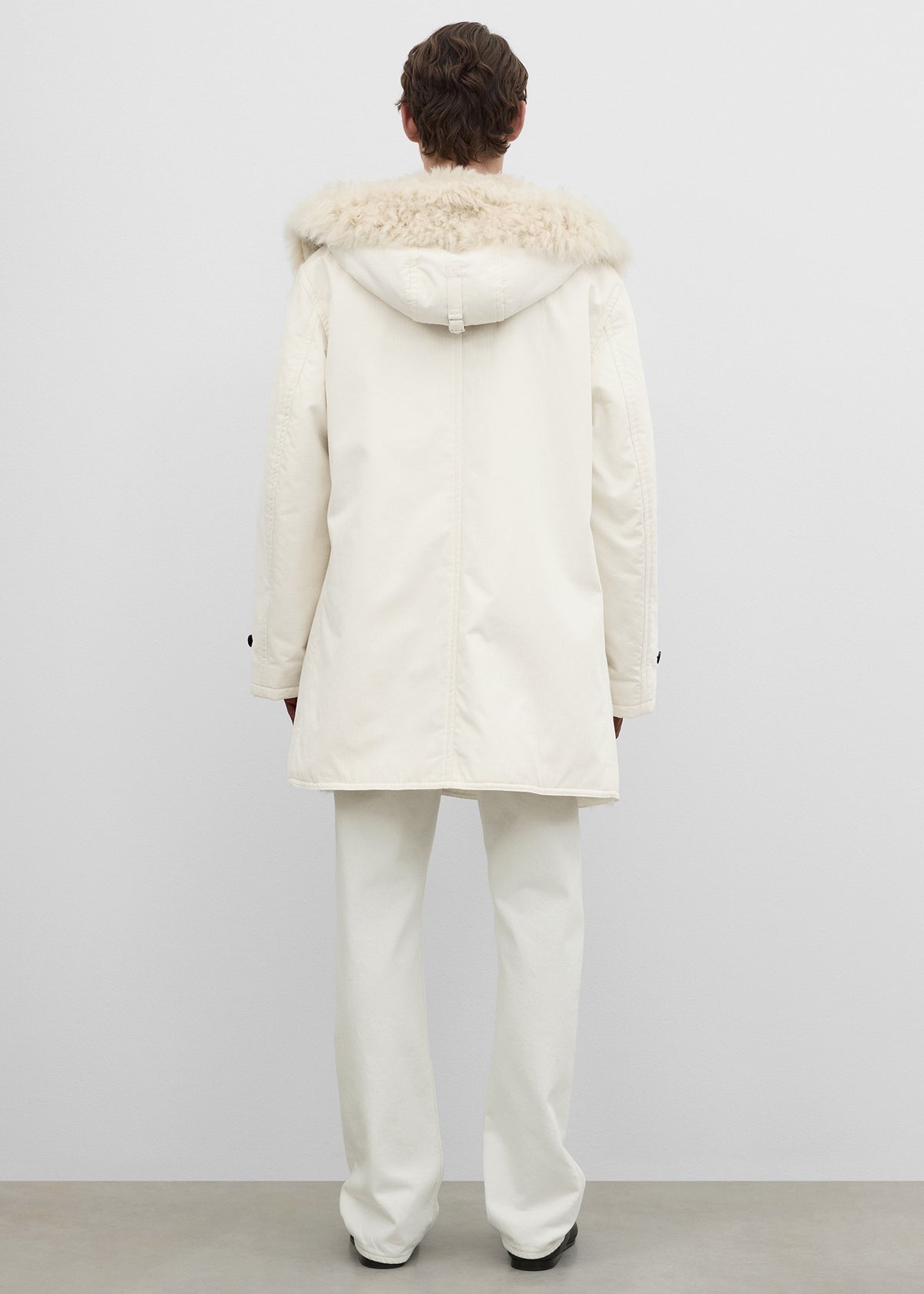 Winter parka off-white