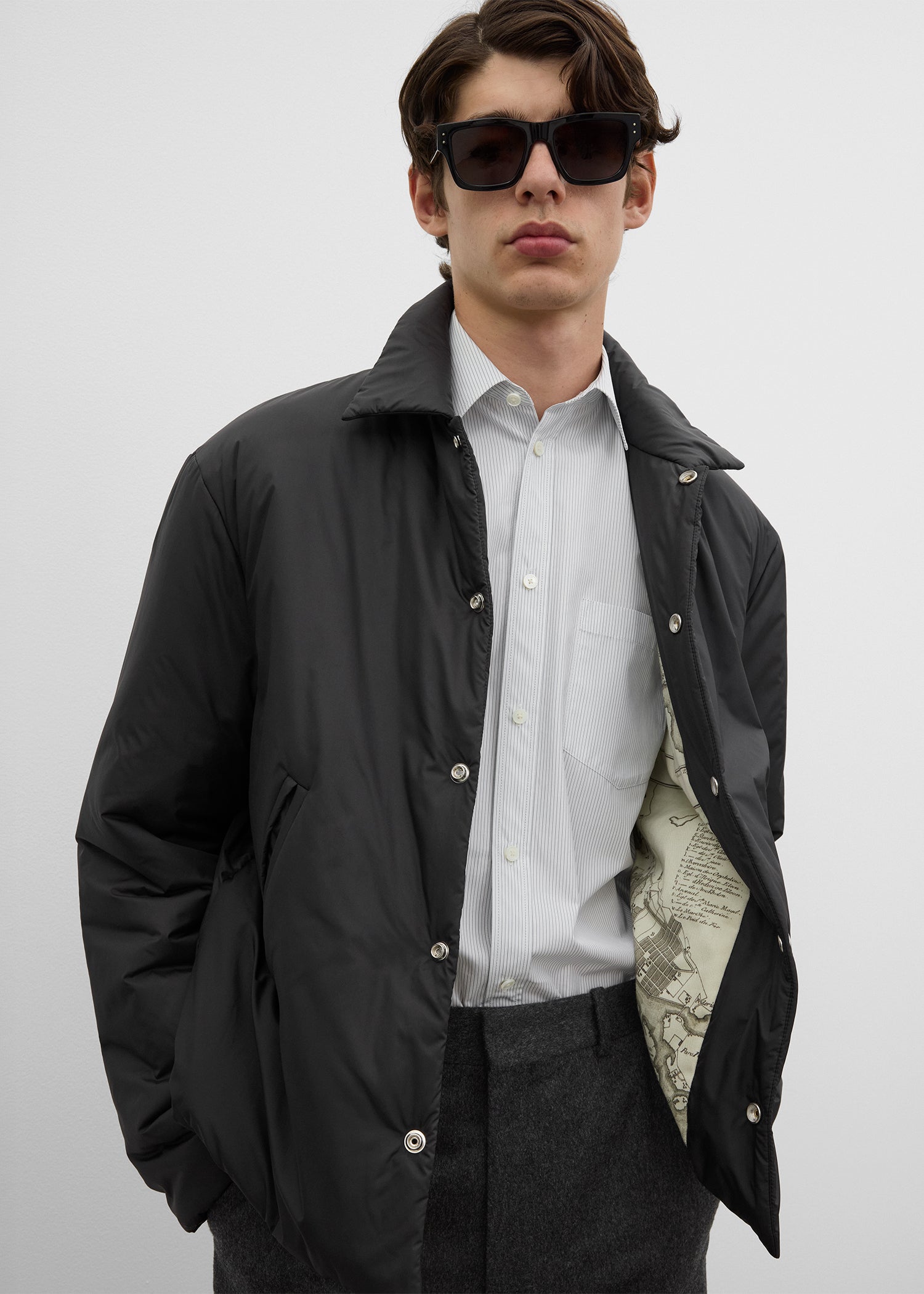 Liner jacket black