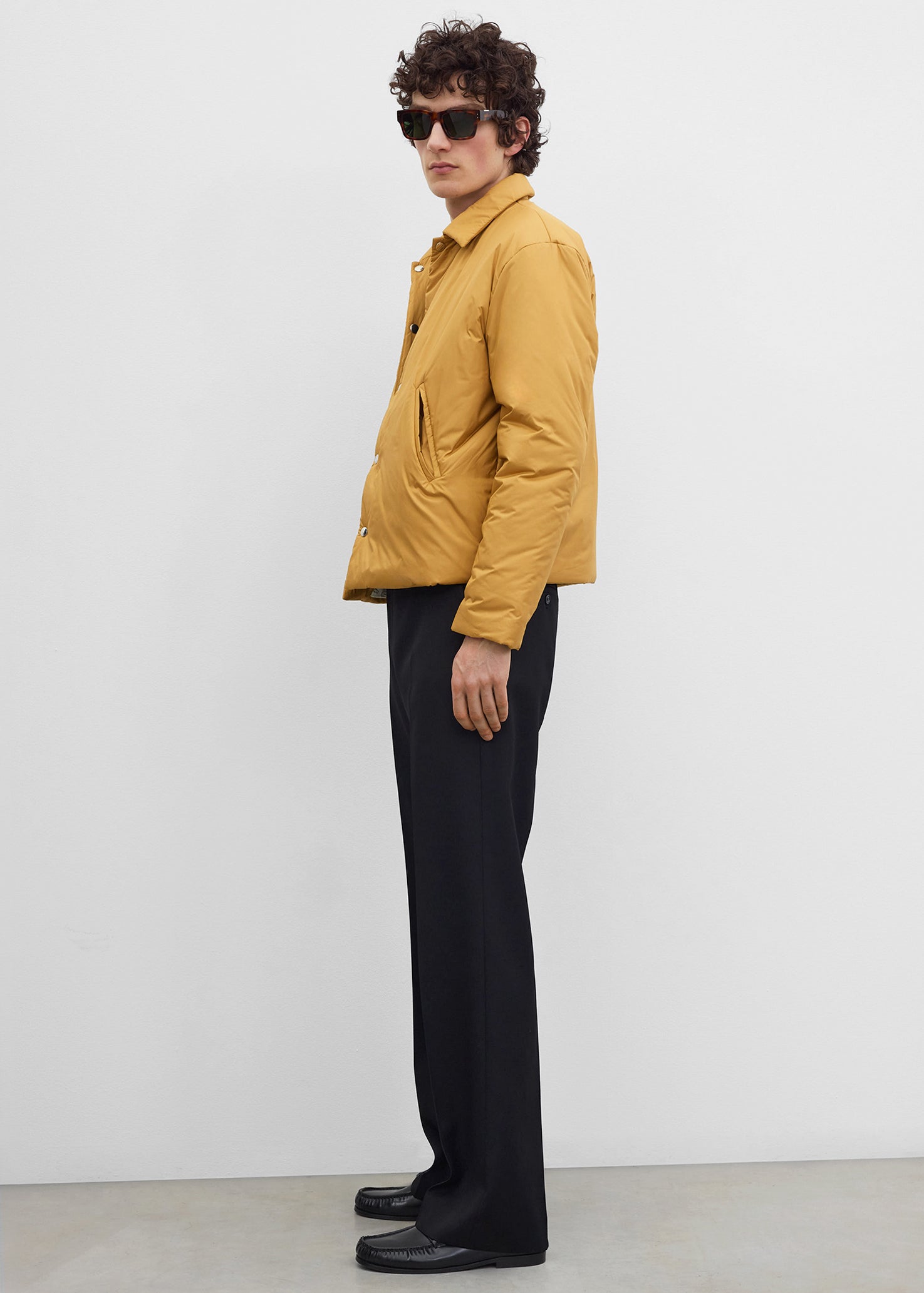 Liner jacket mustard