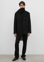Scarf peacoat black