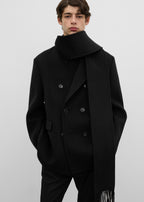 Scarf peacoat black