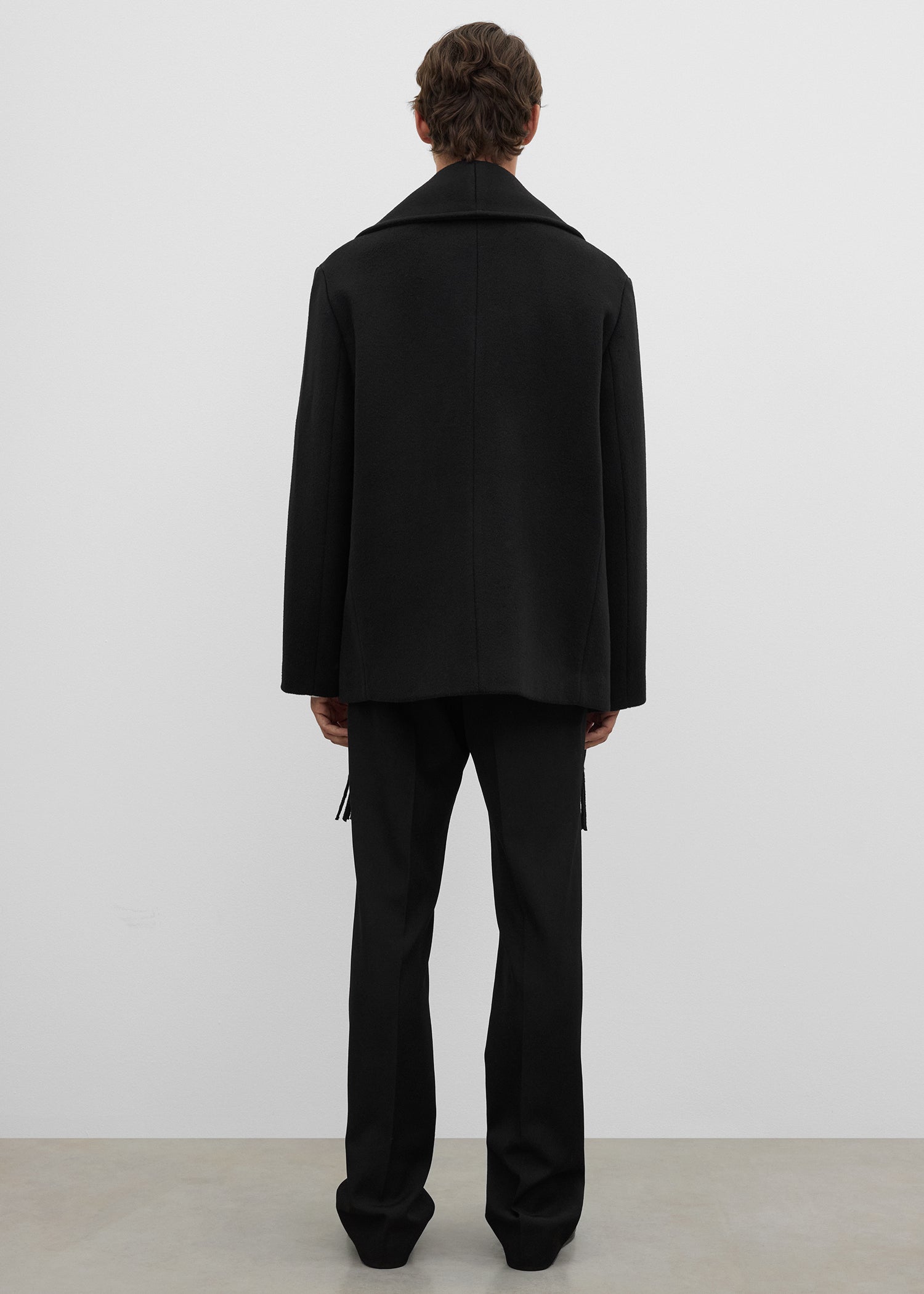 Scarf peacoat black