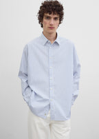 Casual shirt white/cobalt/blue