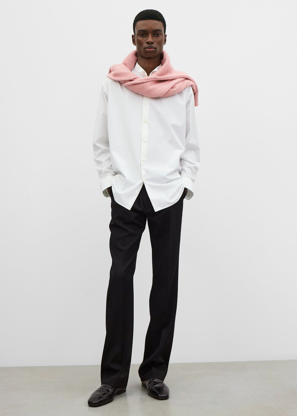 Tuxedo shirt white