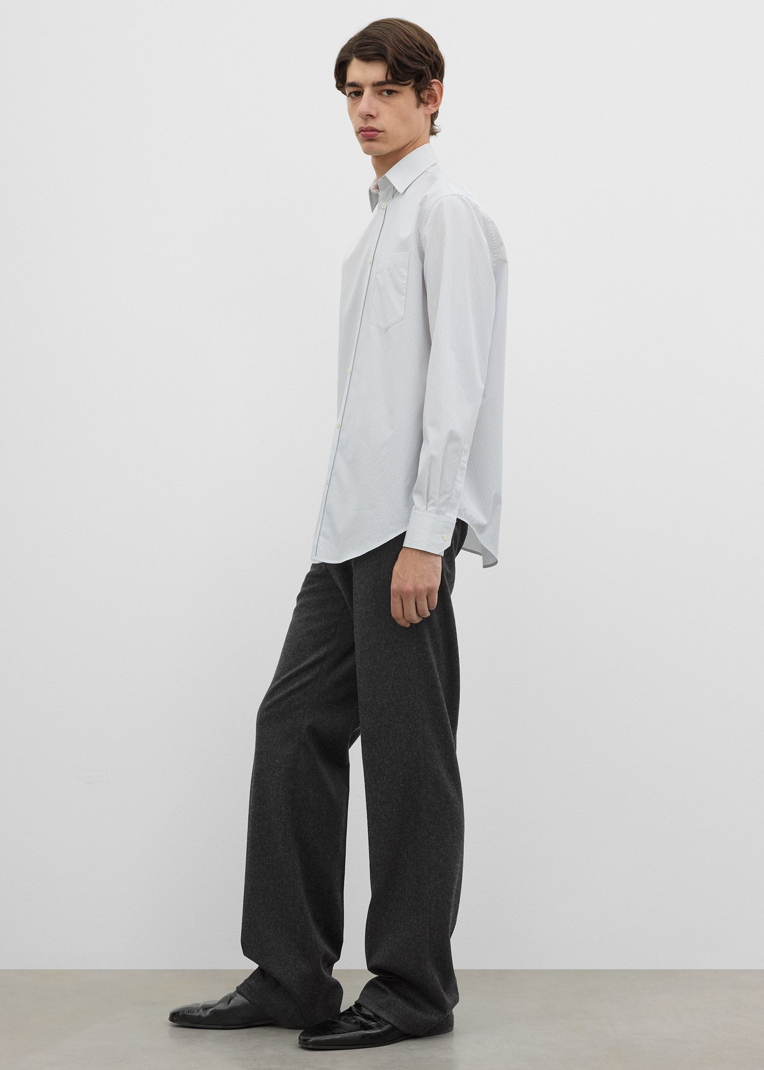Shrunk shirt white/cobalt