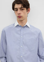 Shrunk shirt blue/white