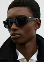 Shield sunglasses black