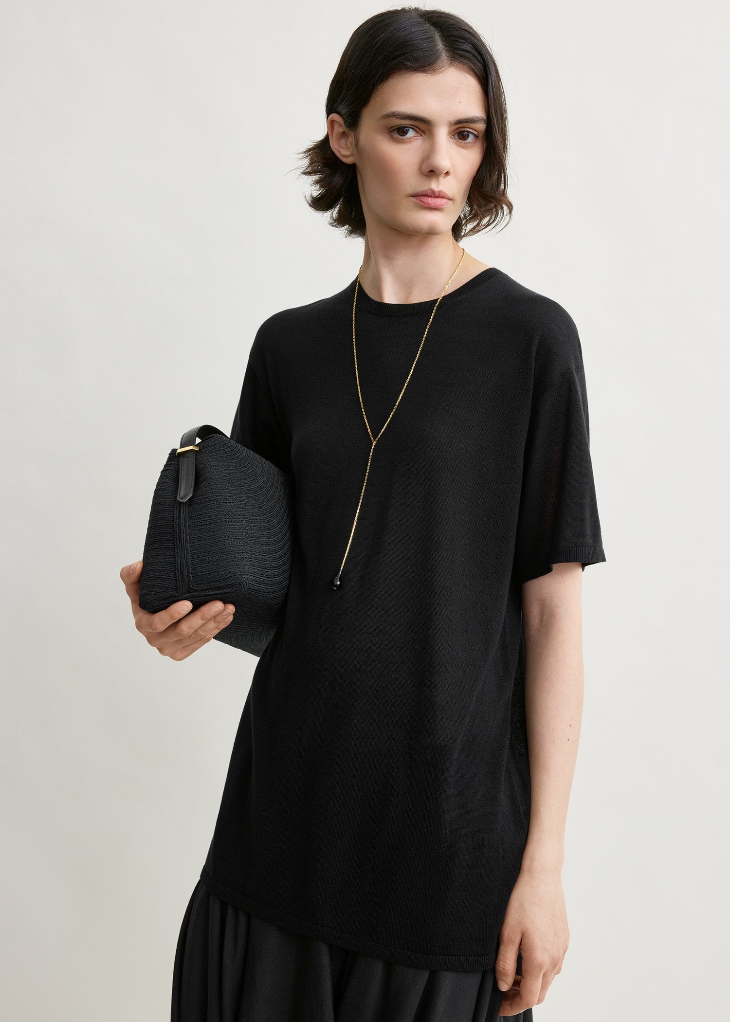 Tee knit black