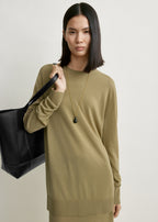 Long-sleeve tee knit desert