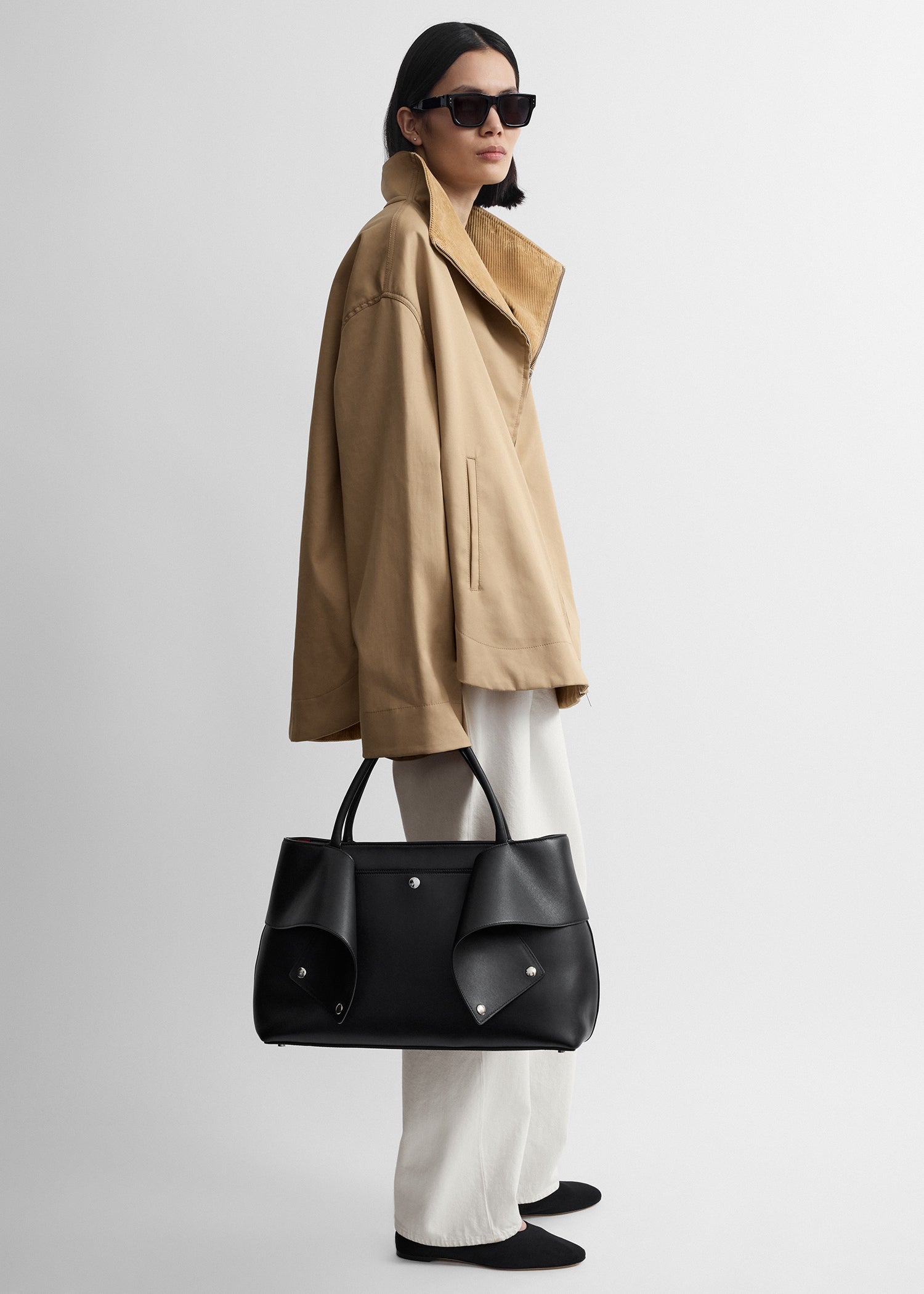 Zipped country jacket fawn