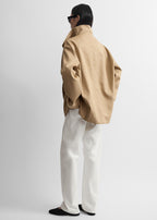 Zipped country jacket fawn