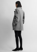 Rounded peacoat grey melange