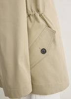 Cotton twill jacket cashew