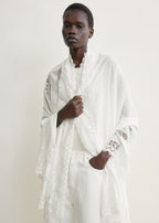 Lace sarong white