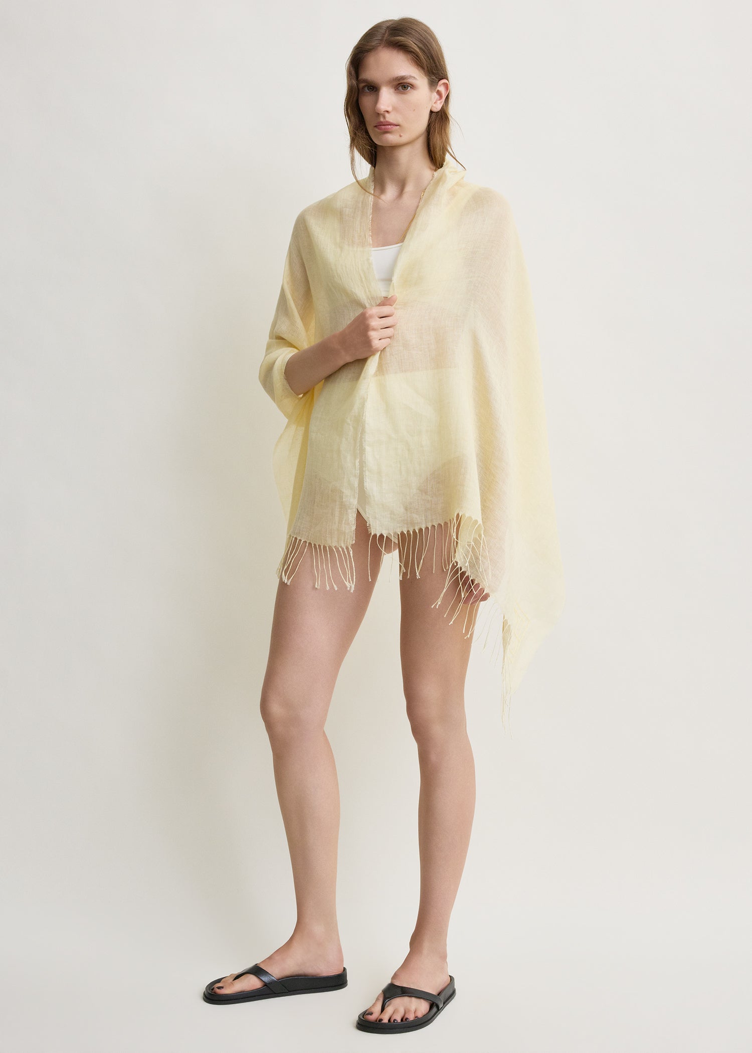 Linen sarong buttercup