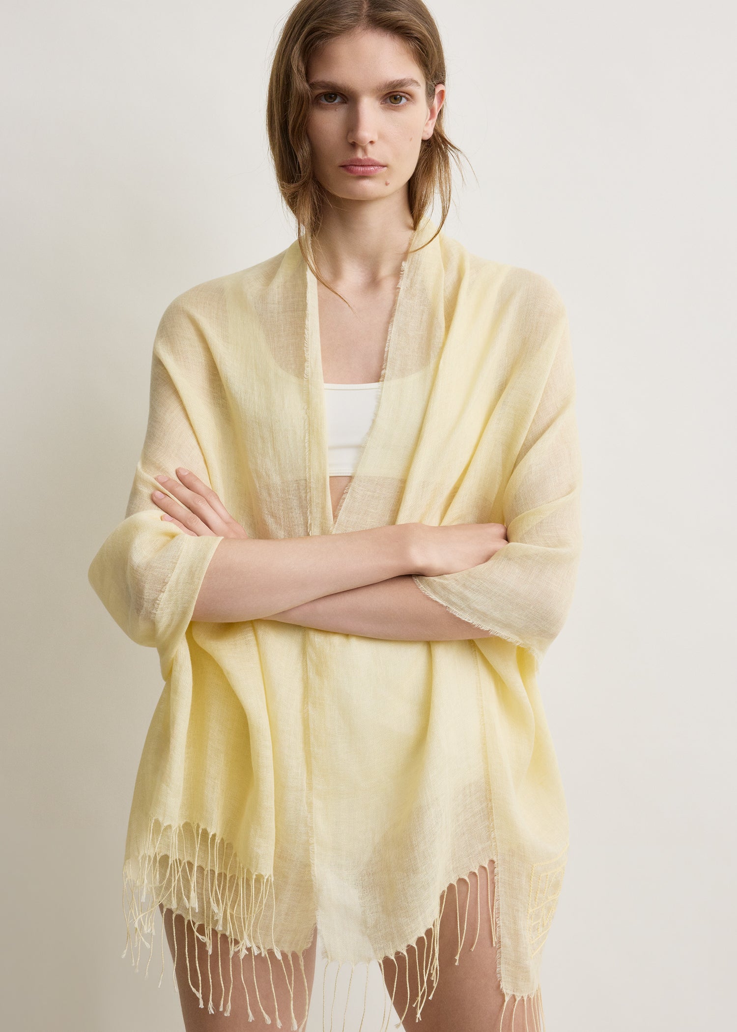 Linen sarong buttercup