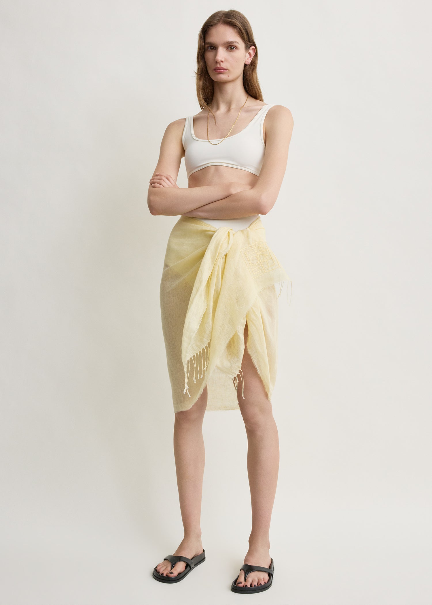 Linen sarong buttercup