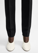 Slip naplack pumps off-white
