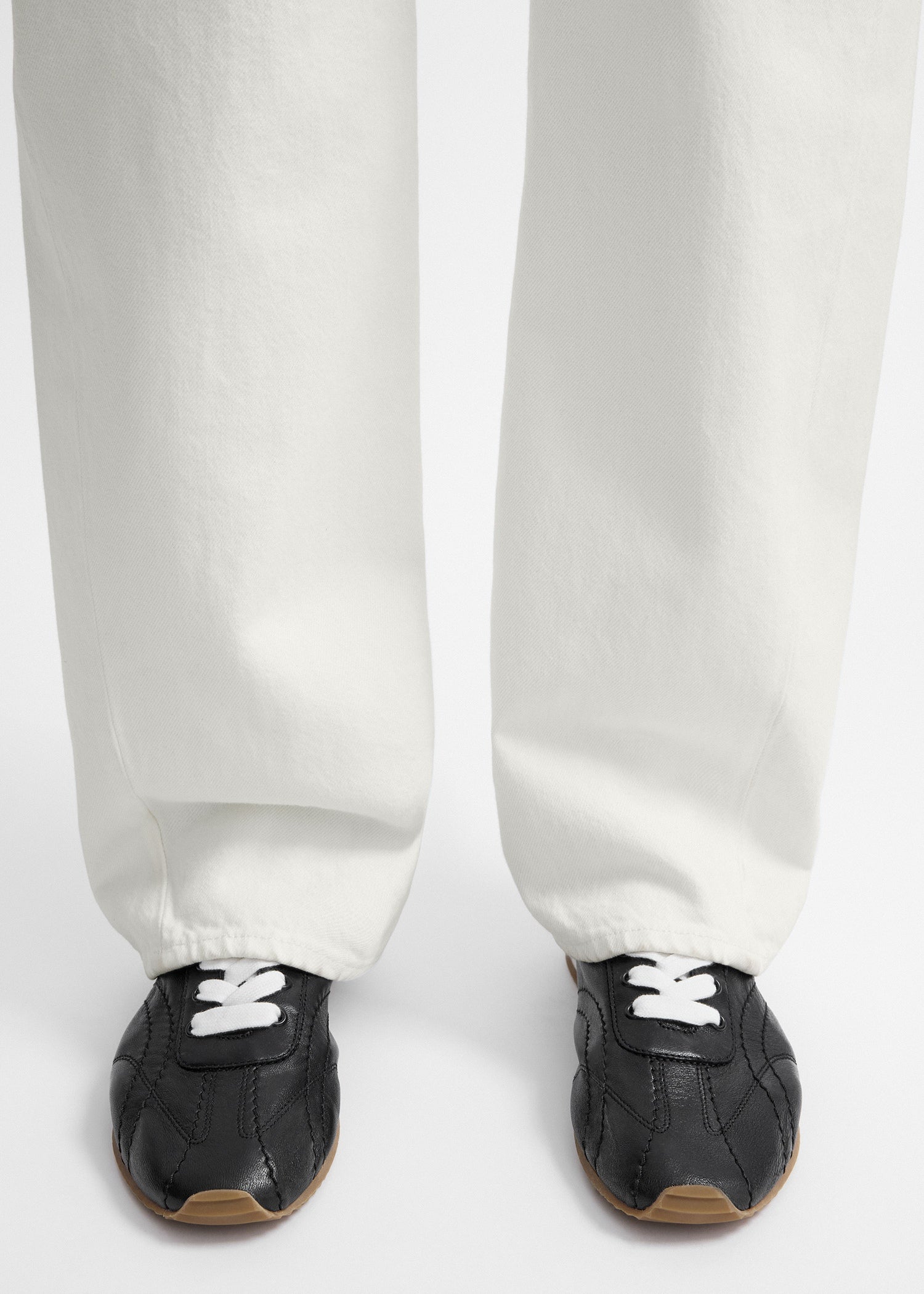 Flex nappa sneakers black
