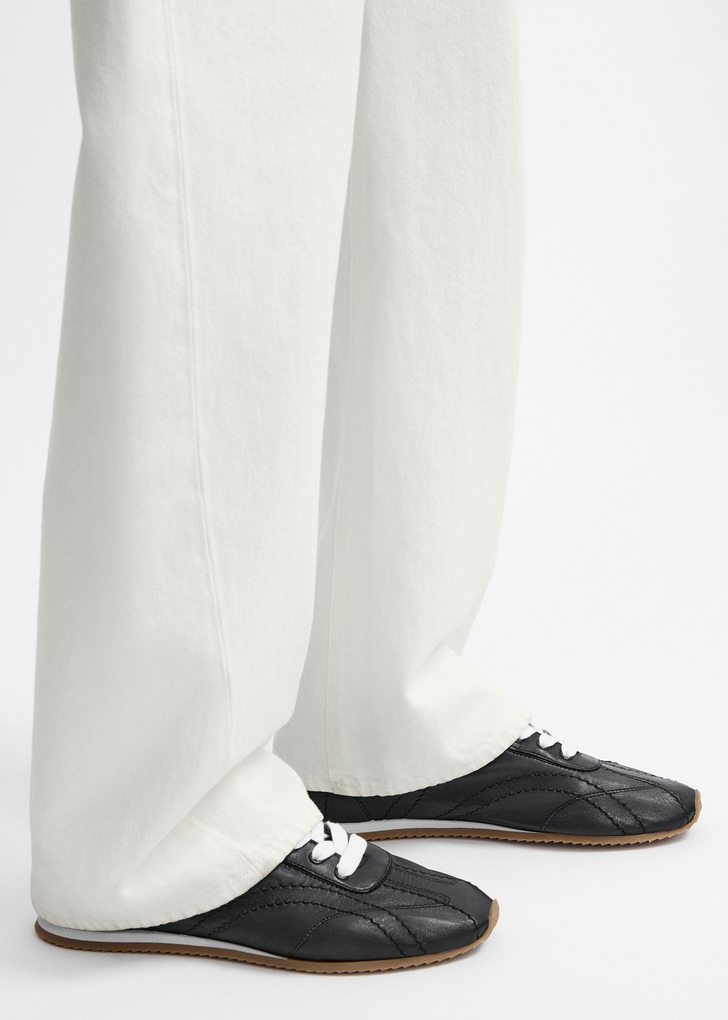 Flex nappa sneakers black