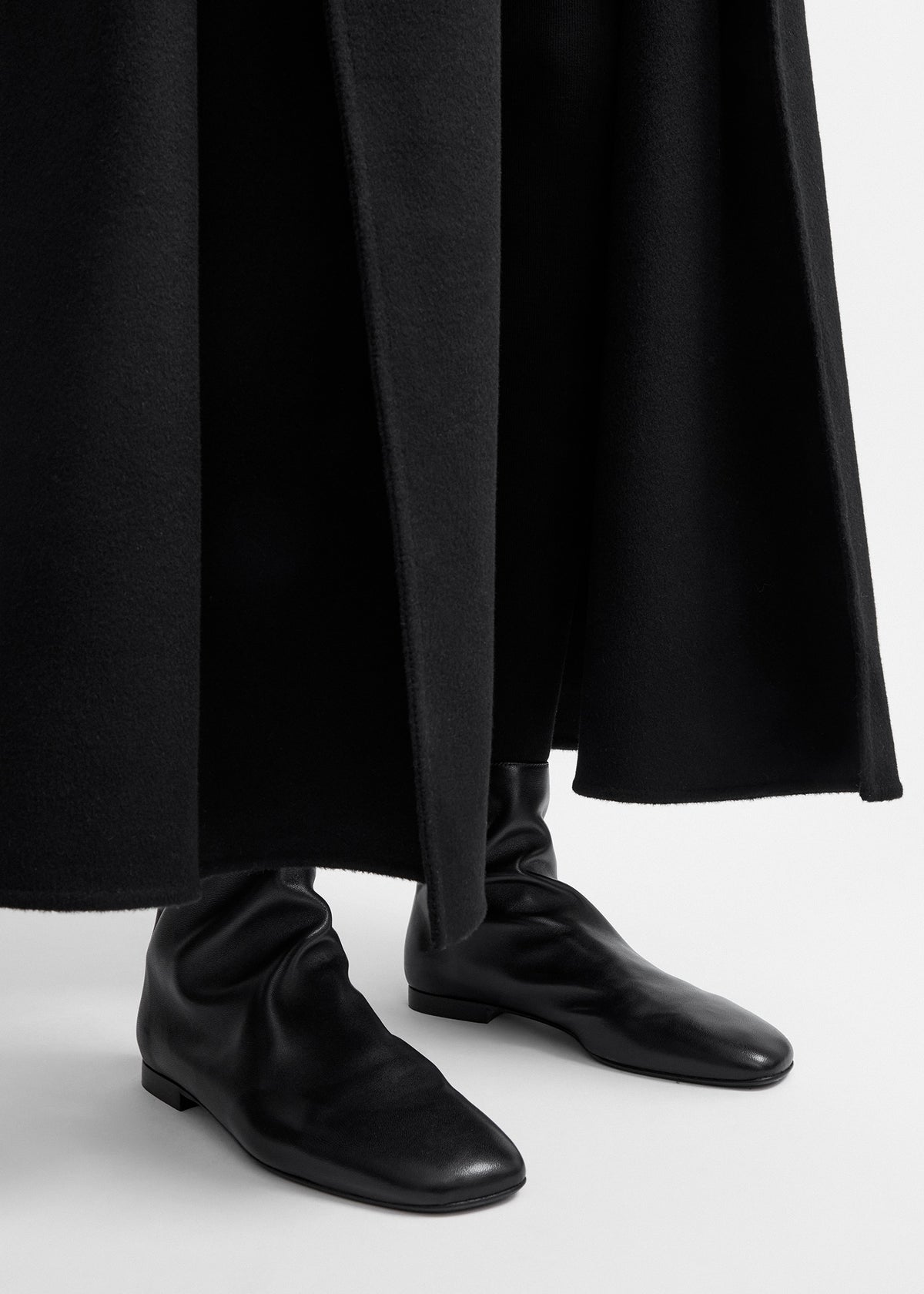 Contour nappa boots black
