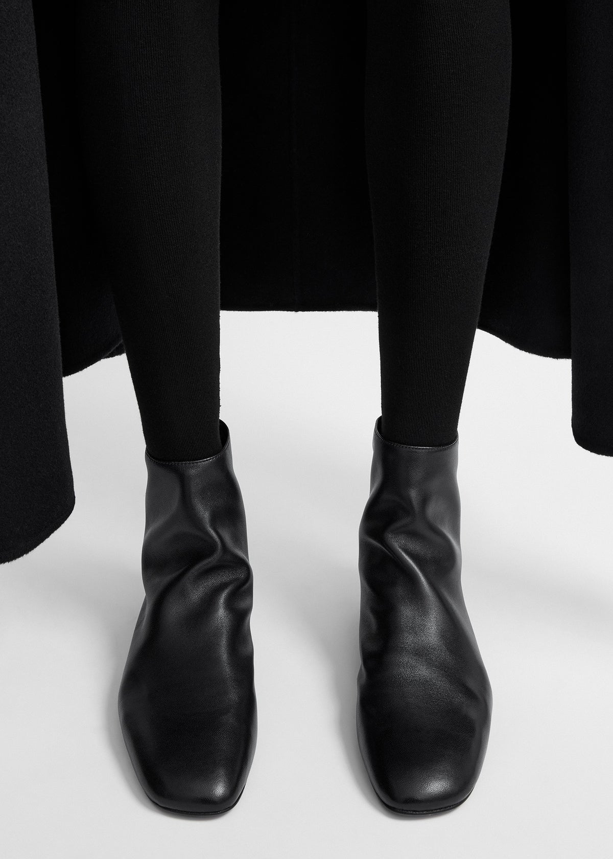 Contour nappa boots black