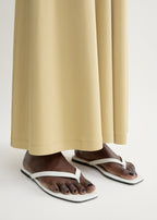 Naplack flip flops off-white